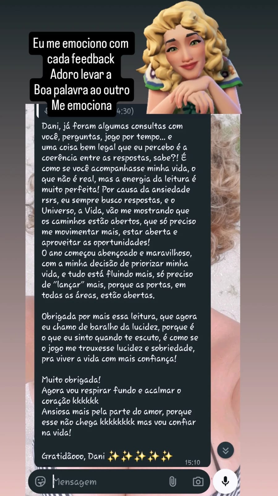 Depoimento em print 3