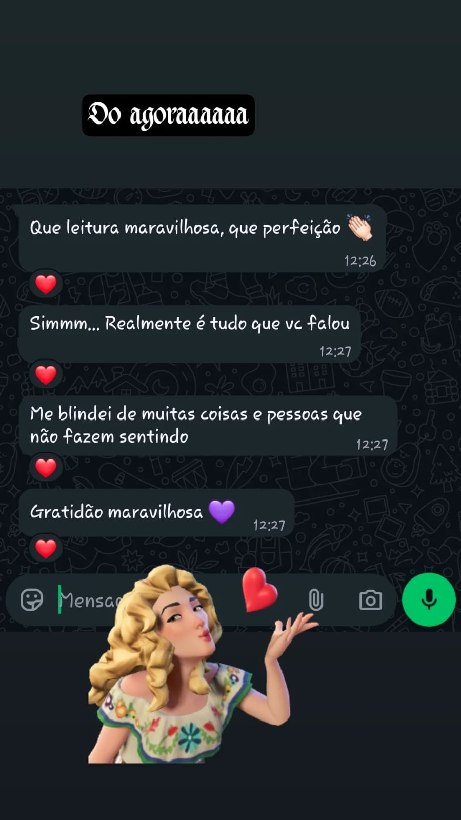 Depoimento em print 4