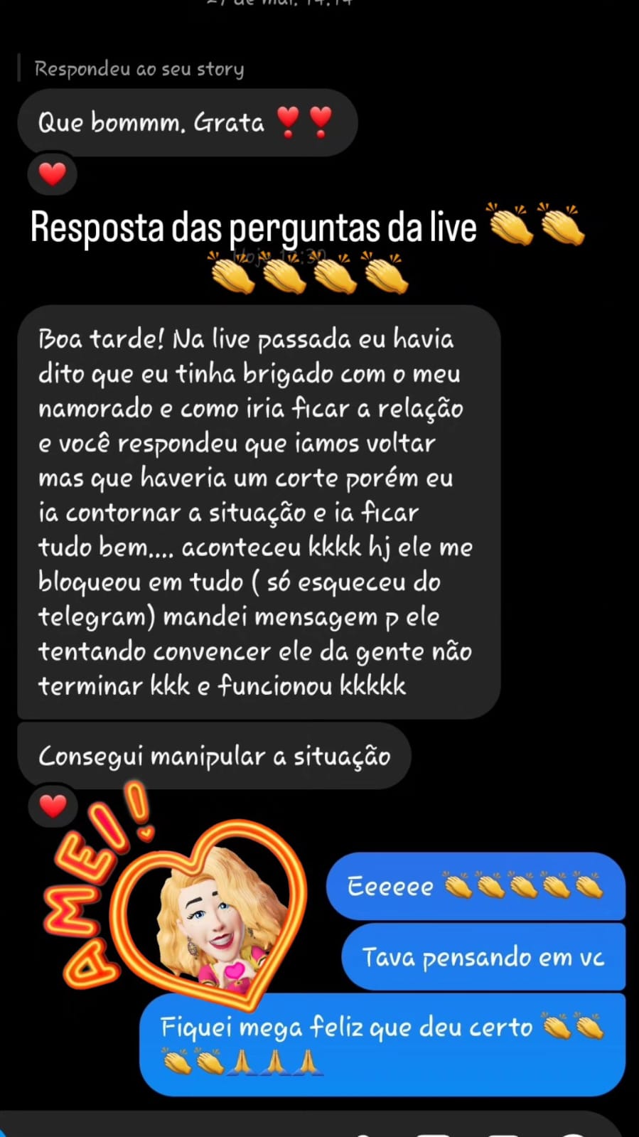 Depoimento em print 6